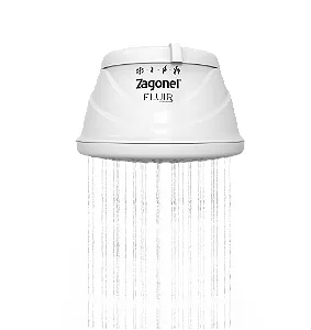 Ducha Zagonel Fluir 4 Temperaturas 6800W 220V Branco